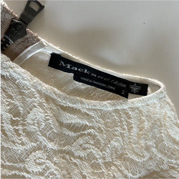 Mackage Dress Tricot Beige/Cream - Picture 8 of 9